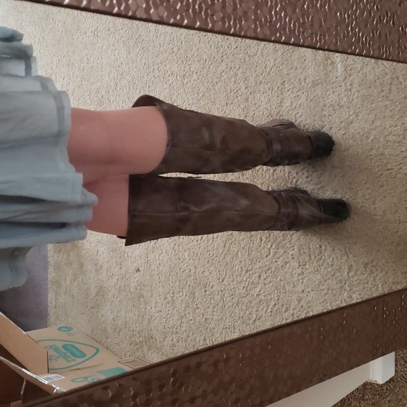 Freebird cabel tall boots sz8 - Picture 10 of 12